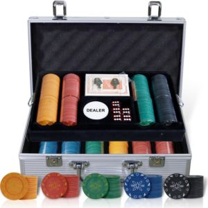 Malette de poker CCLIFE – 500 jetons