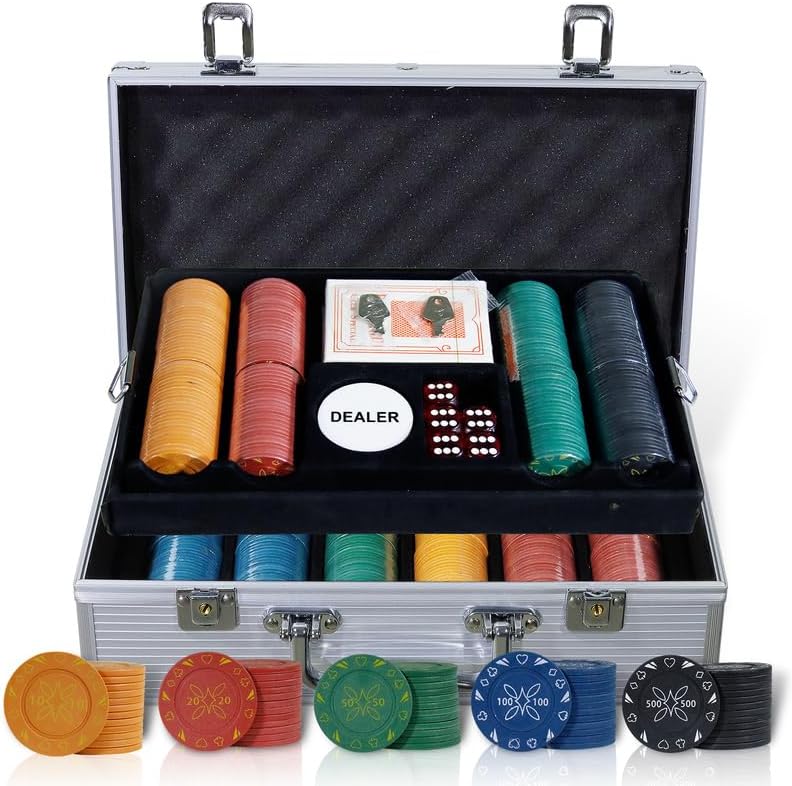 Malette de poker CCLIFE – 500 jetons