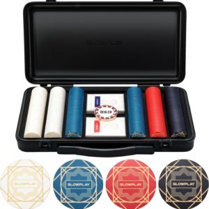 SLOWPLAY Nash Ceramic Poker Chip Set - 300 jetons