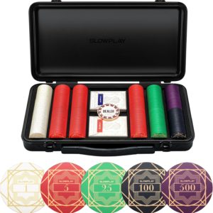jetons de poker SLOWPLAY en céramique, 10 grammes, slowplay nash poker set