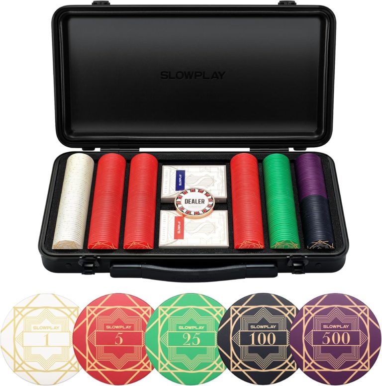 jetons de poker SLOWPLAY en céramique, 10 grammes, slowplay nash poker set