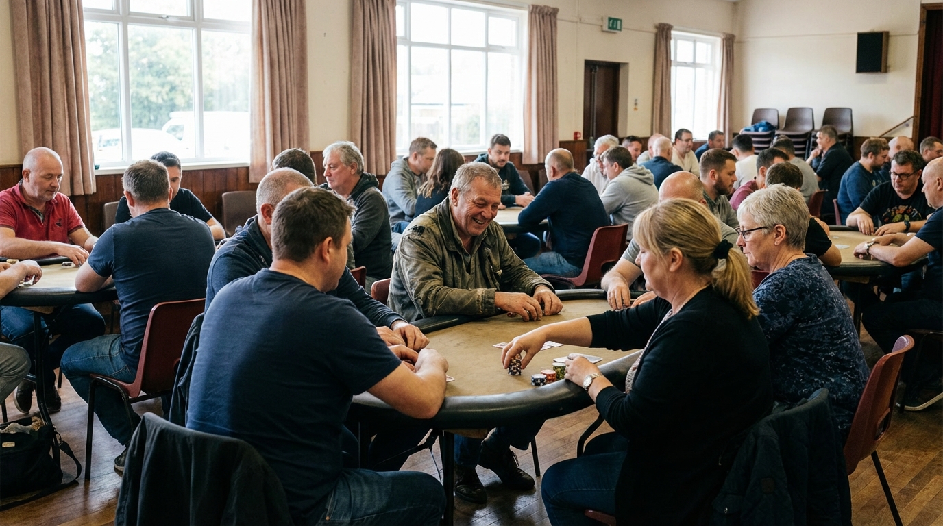 tournoi de poker en situation réelle